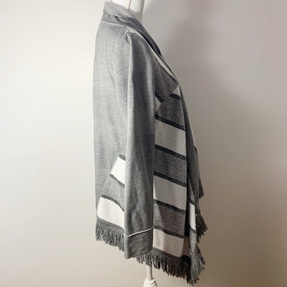 Anthropologie Saturday Sunday Open Cardigan with Fringe Detail. - Picture 14 of 16